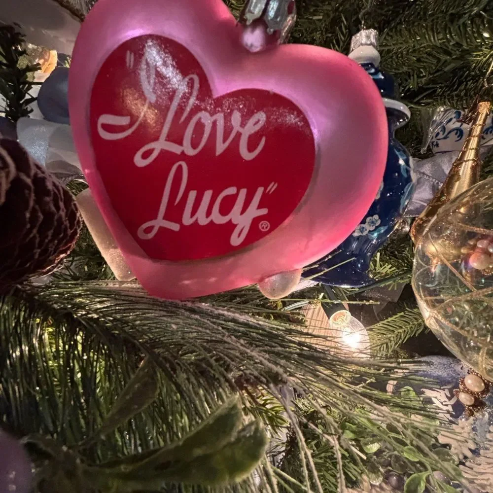 I Love Lucy “Lucy’s Chocolate Factory” Christmas Heart Ornament